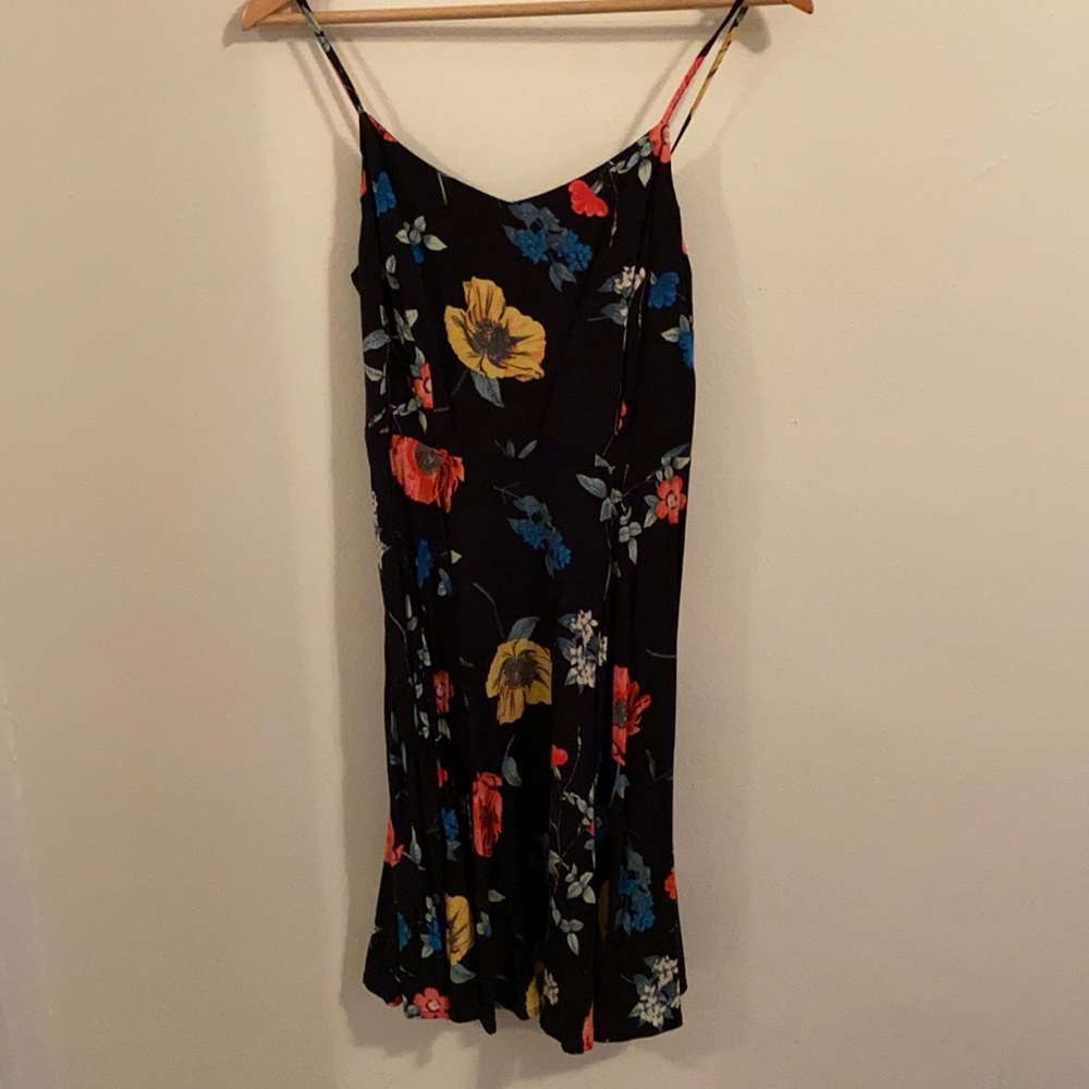Floral thin strap dress